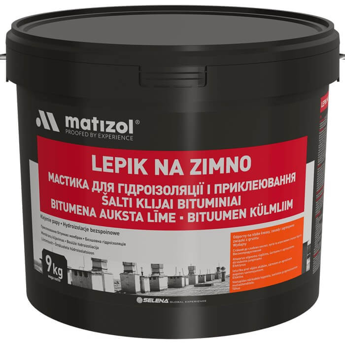 Мастика MATIZOL Мастика для гідроізоляції і приклеювання 9 кг