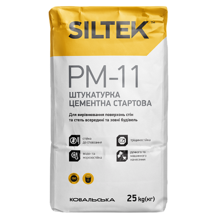 Штукатурка SILTEK P-11 (цементная стартовая) 25кг