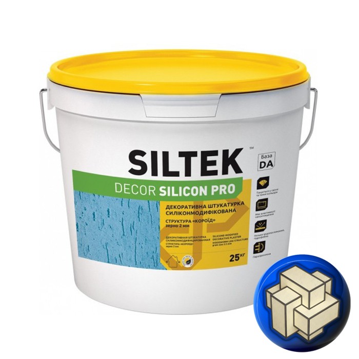 Штукатурка Siltek Dekor Pro 25кг.DC  (1,5мм) барашек