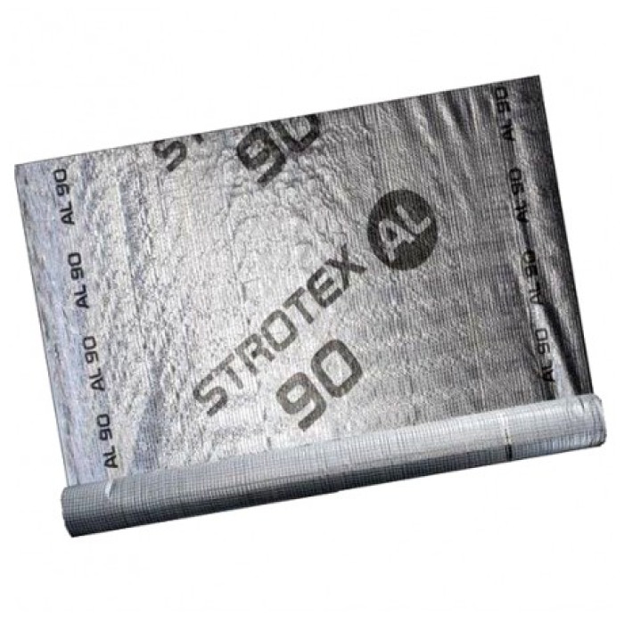 Мембрана пароизоляционная  STROTEX AL 90 (1,5*50м - 75кв.м)