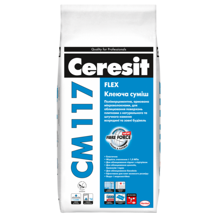 Клей для теплого пола CERESIT CM 117 (25 кг)