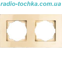 Рамка RIGHT HAUSEN VELENA 2-а горизонт. крем HN-011143 (15/180)