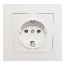 Розетка RIGHT HAUSEN VELENA 1-а внутр. з/з біла + 2USB HN-011241 (10/120)