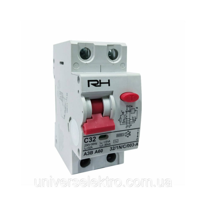 Автоматический выключатель RH 3p "C" 16A HN-401033 (4/80)