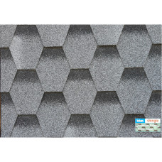 Гнучка черепиця BTM Shingle Рубін Сірий 2,94м.кв