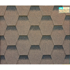 Гнучка черепиця BTM Shingle Рубін Коричневий 2,94м.кв