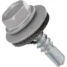 Саморез кровельный 4,8*19 RAL 9006 (250 шт)