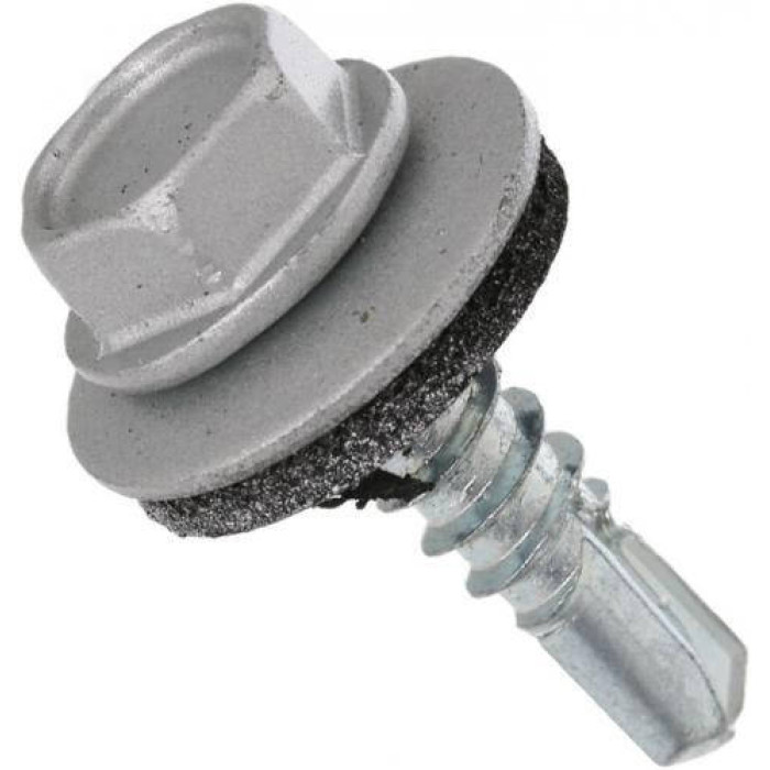 Саморез кровельный 4,8*19 RAL 9006 (250 шт)