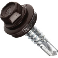 Саморез кровельный 5,5*25 RAL 8017 (250 шт)