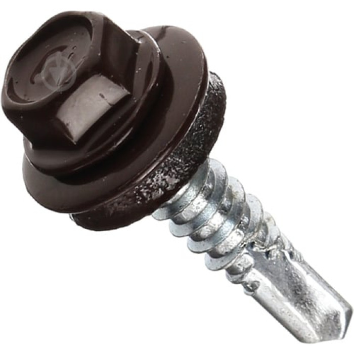 Саморез кровельный 5,5*25 RAL 8017 (250 шт)