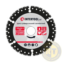 Диск алмазный  INTERTOOL 115*5*22,2 сегмент