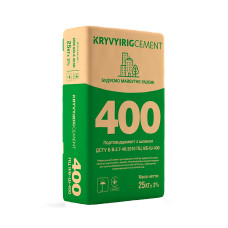Цемент Кривой Рог М400, 25 кг