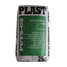 Шпаклевка фасадная цементная PLAST PUTS-GS (25 кг) серая стартовая