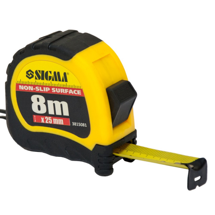 Рулетка SIGMA 25мм*8м